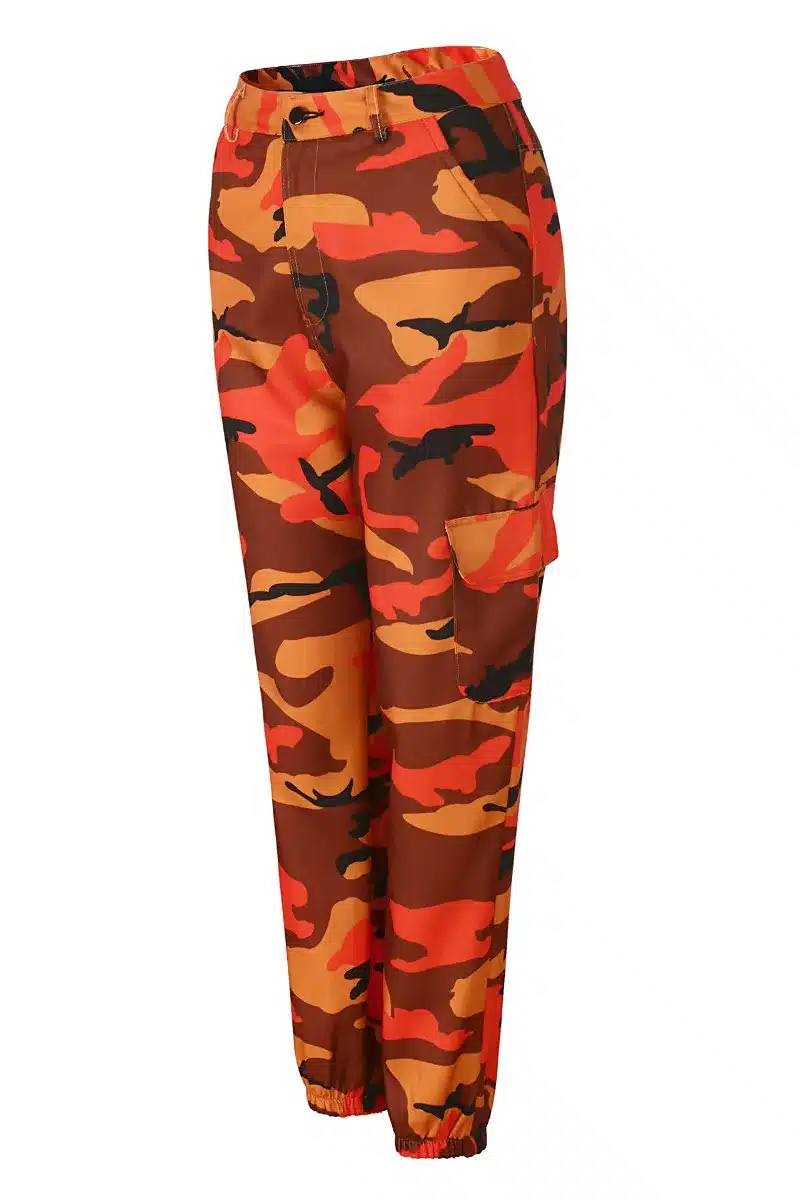 Women Spring Red Camouflage Pants Fashion Street Jean Trousers Pantalon Mujer Pencil Demin Military Pencil Pants 22