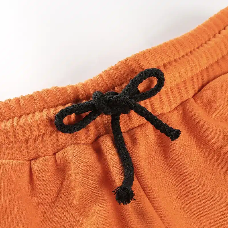 Women Loose Sweatpants Harajuku Trousers 2018 Autumn Female Orange Letter Printed Joggers Pants Hip Hop Dance Pants Plus Size 20