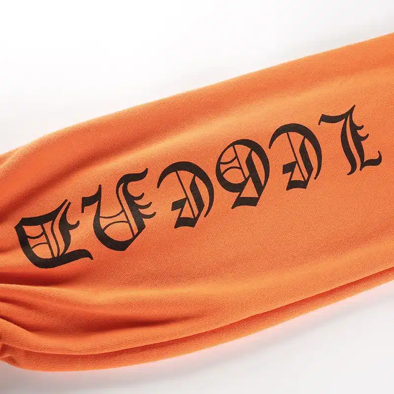 Women Loose Sweatpants Harajuku Trousers 2018 Autumn Female Orange Letter Printed Joggers Pants Hip Hop Dance Pants Plus Size 23