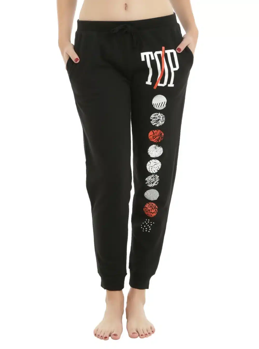 Harajuku Hip Hop Cargo Pants Streetwear Women Street Style Pantalon Femme Panelled Spliced High Waist Print Jogger Sweatpants 1
