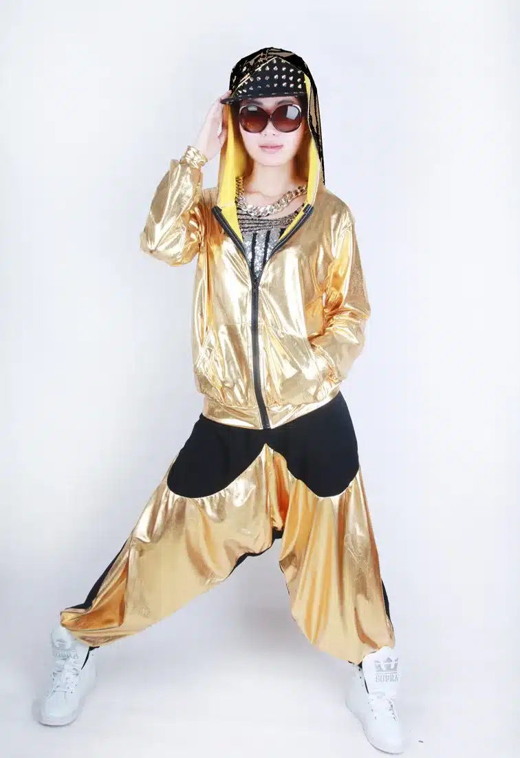 Kids Adults loose Harem Hip Hop Dance Pants casual Sweatpants Costumes female men unisex wear neon patchwork spliced jazz Pants 5