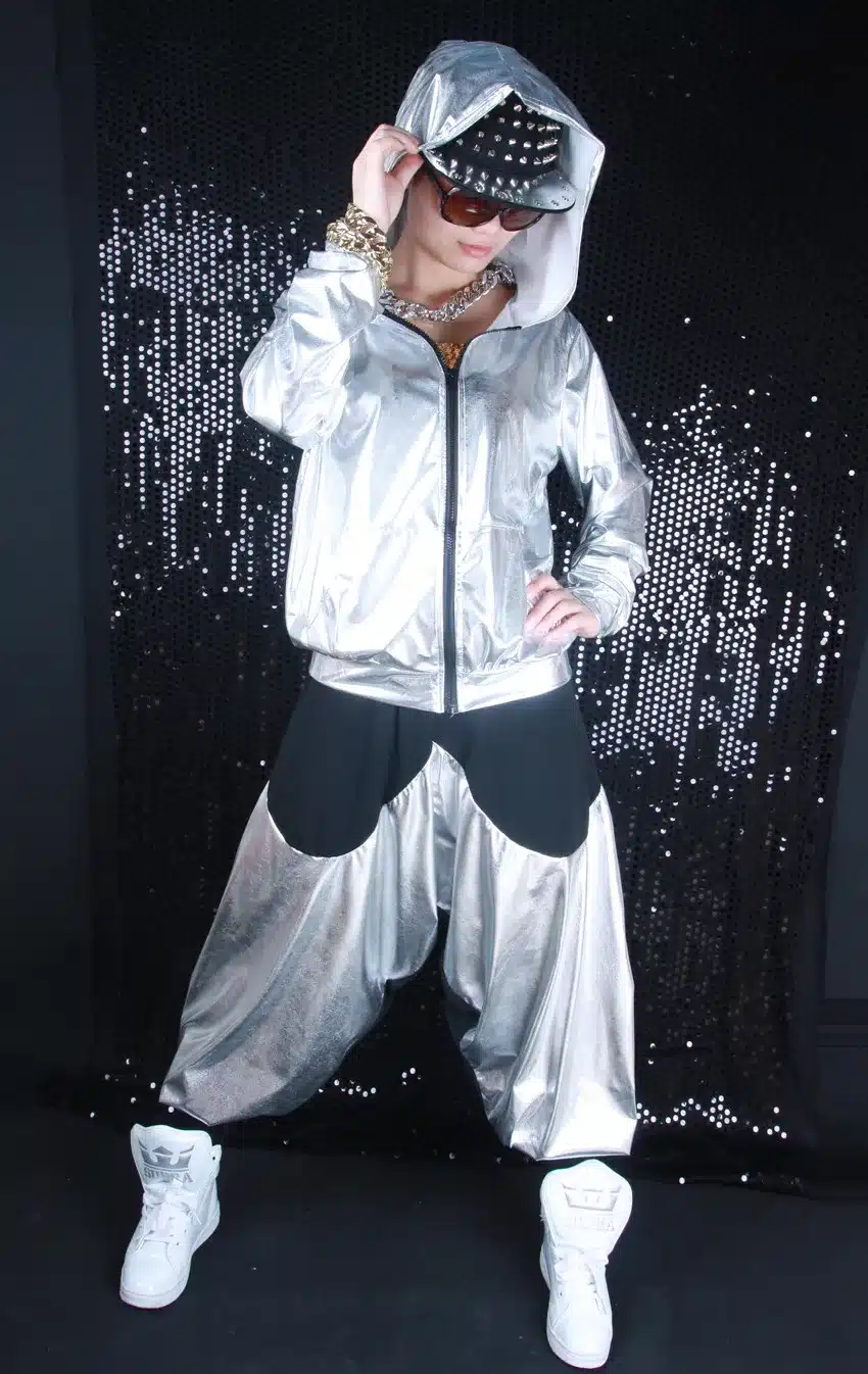 Kids Adults loose Harem Hip Hop Dance Pants casual Sweatpants Costumes female men unisex wear neon patchwork spliced jazz Pants 20