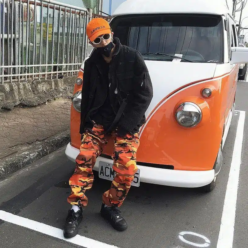 Orange Pink Camouflage Cargo Pants Men Women 2017 High Quality Hip Hop Streetwear Joggers Pants Couple Camo Sweatpants Clothes 18
