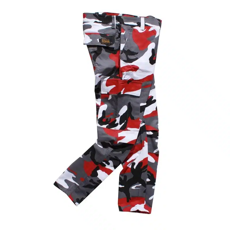 Orange Pink Camouflage Cargo Pants Men Women 2017 High Quality Hip Hop Streetwear Joggers Pants Couple Camo Sweatpants Clothes 33