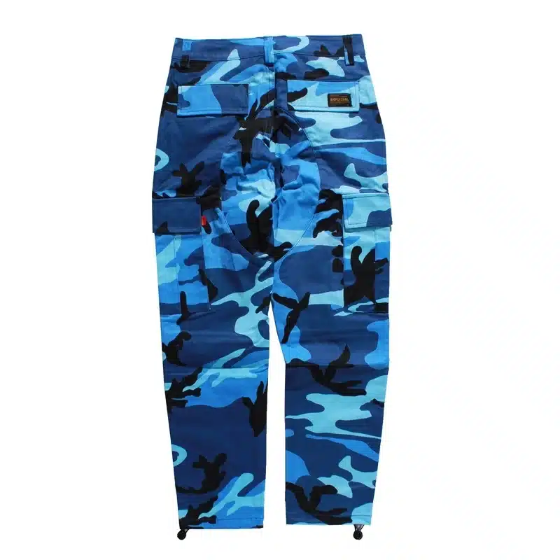Orange Pink Camouflage Cargo Pants Men Women 2017 High Quality Hip Hop Streetwear Joggers Pants Couple Camo Sweatpants Clothes 37