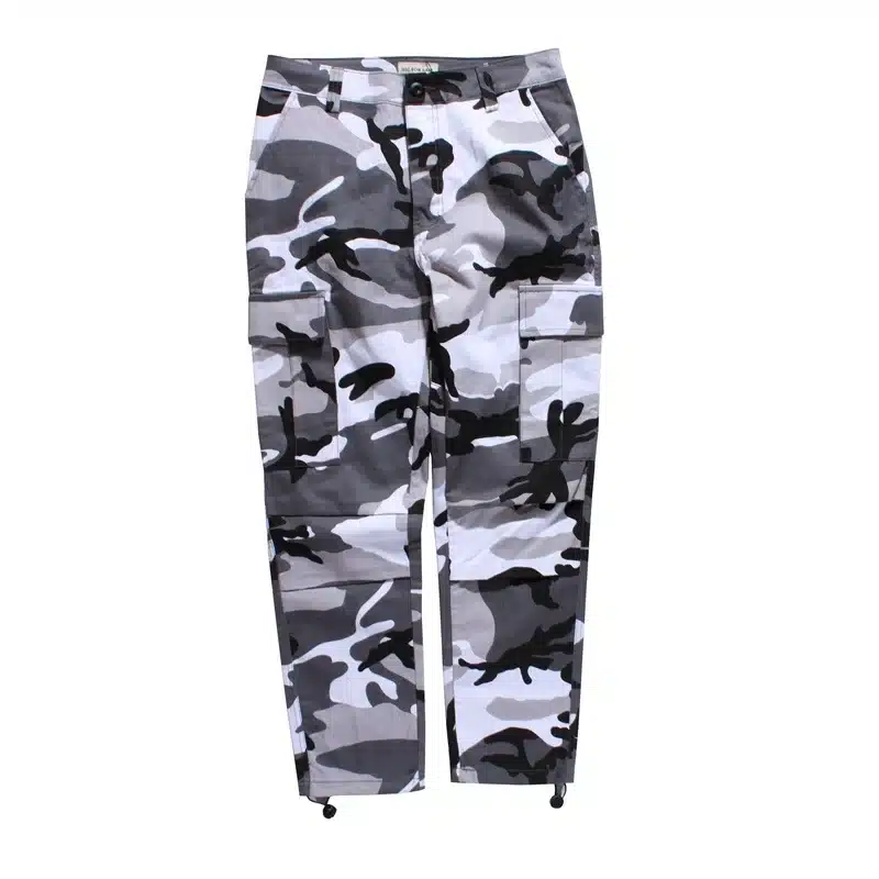 Orange Pink Camouflage Cargo Pants Men Women 2017 High Quality Hip Hop Streetwear Joggers Pants Couple Camo Sweatpants Clothes 40