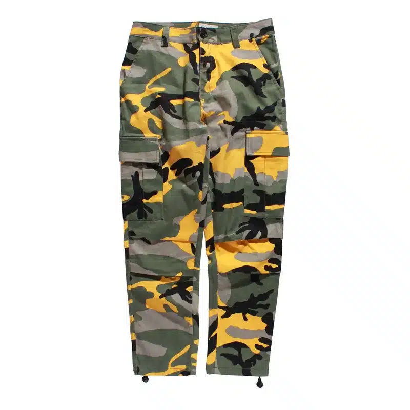 Orange Pink Camouflage Cargo Pants Men Women 2017 High Quality Hip Hop Streetwear Joggers Pants Couple Camo Sweatpants Clothes 44