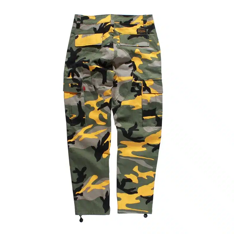 Orange Pink Camouflage Cargo Pants Men Women 2017 High Quality Hip Hop Streetwear Joggers Pants Couple Camo Sweatpants Clothes 45