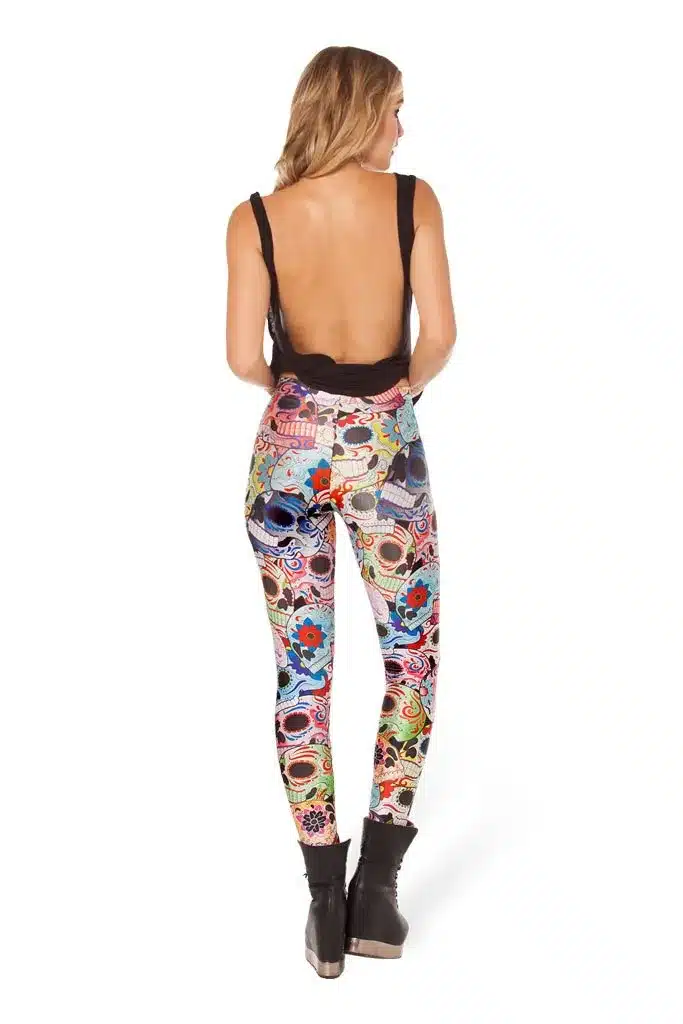 2016 3D Candy Skull Women Legging Womens Leggings Jeggings Legings Sexy Legging Pants Legins Sexy Printed Leggings DDK030210 9