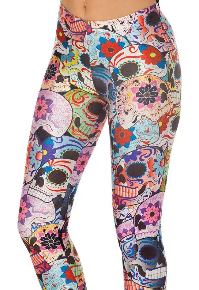 2016 3D Candy Skull Women Legging Womens Leggings Jeggings Legings Sexy Legging Pants Legins Sexy Printed Leggings DDK030210 12