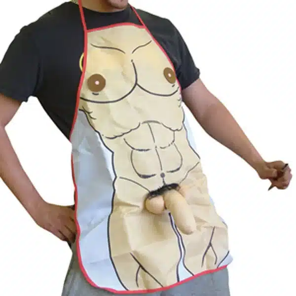 Funny Aprons Novelty 3D Naked Man Cooking Apron for Fancy Dress For Gift design lovers gift 10