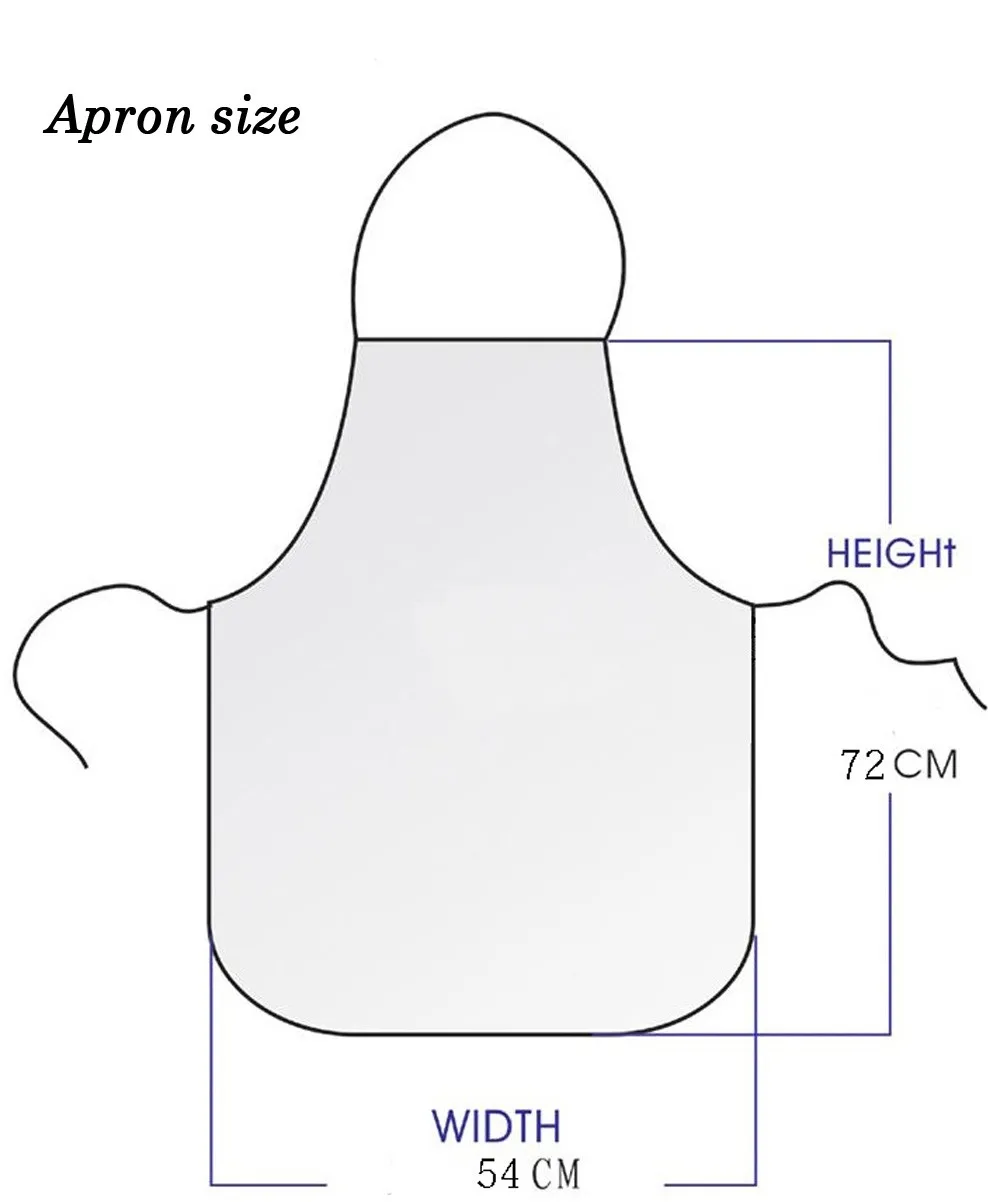 2017 Funny Printed Personality Aprons Christmas Santa Anime Cartoon Sex Lady Cooking Apron Creative Character Series 15