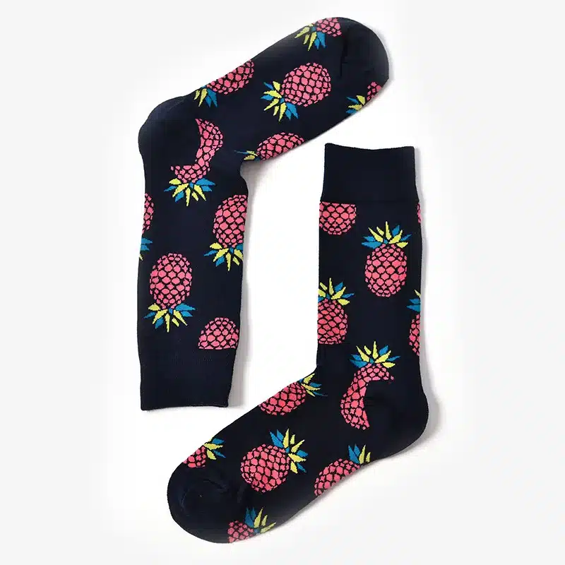 COCOTEKK women colorful long fruit socks cotton jacquard lovely food socks new design ukraine teen kawaii cute winter socks 12