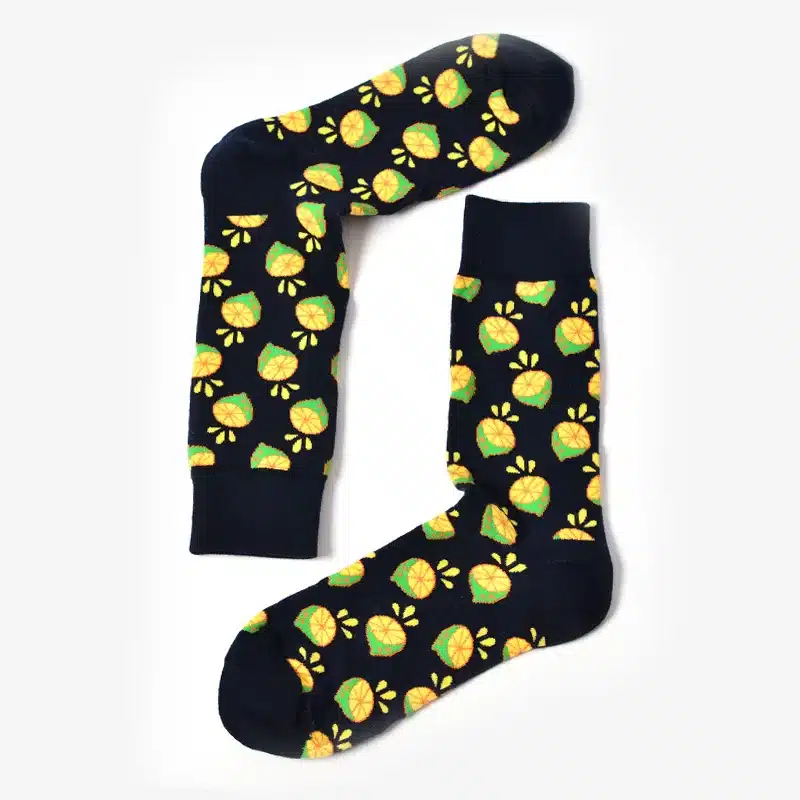 COCOTEKK women colorful long fruit socks cotton jacquard lovely food socks new design ukraine teen kawaii cute winter socks 13