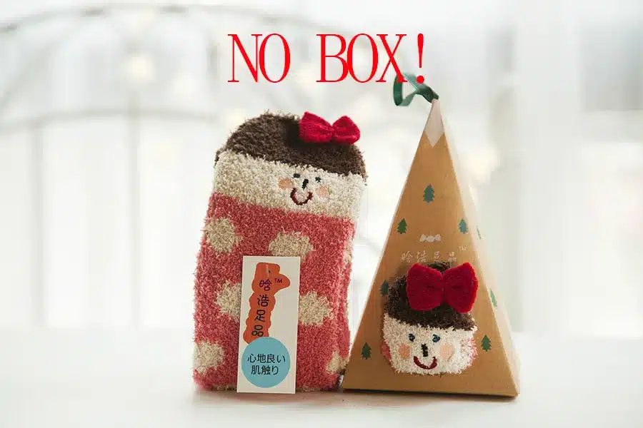 No Gift Box Winter Cute Kawaii Socks meias Cartoon 3D Animals Elk Sheep Panda Funny Socks Women Warm Christmas Socks NO gift box 23