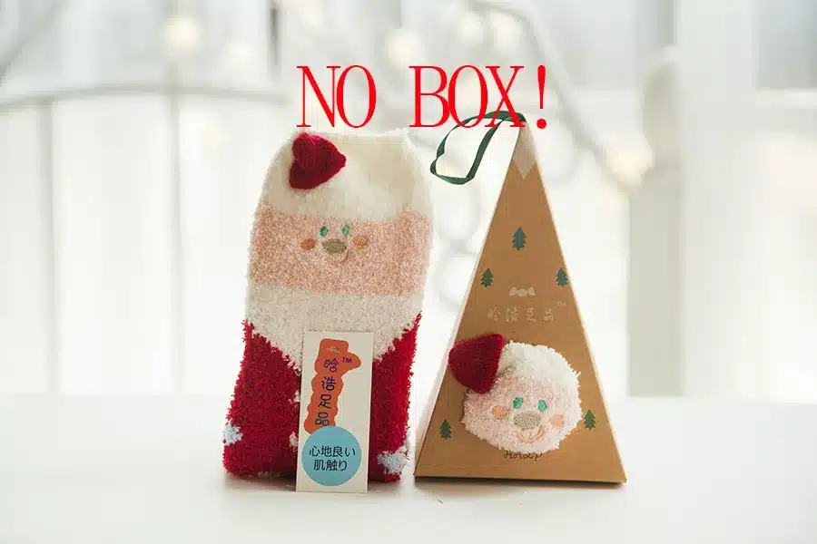 No Gift Box Winter Cute Kawaii Socks meias Cartoon 3D Animals Elk Sheep Panda Funny Socks Women Warm Christmas Socks NO gift box 30