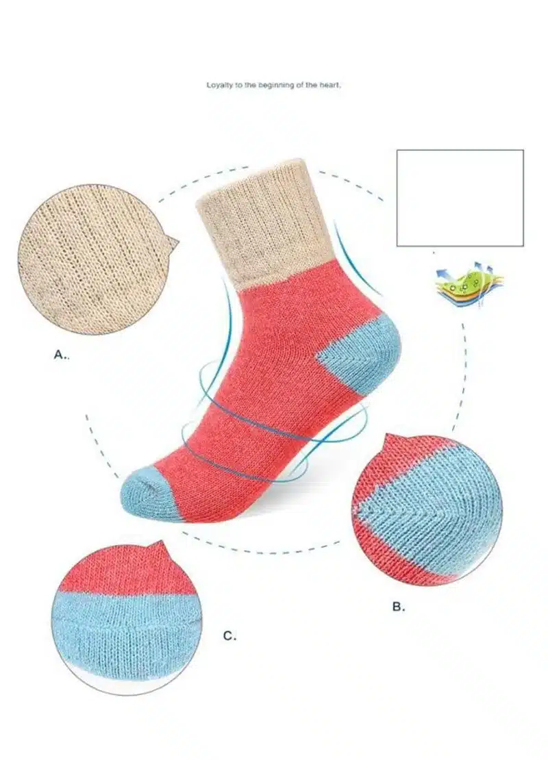 Retro Thickening Women Socks Autumn Winter Rabbit Wool Patchwork Socks Female New Japanese 5 Colors Tube Sock Students Hosiery 17