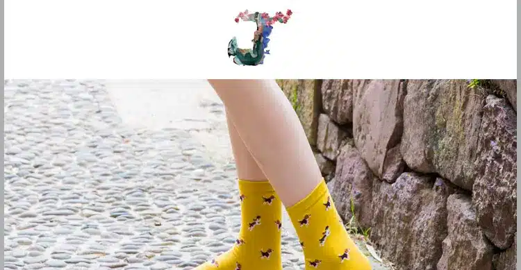 Winter Autumn New Women In Tube Sock Dog Animal Women Socks Fashion Cotton EUR35-40 8