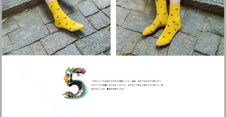 Winter Autumn New Women In Tube Sock Dog Animal Women Socks Fashion Cotton EUR35-40 12