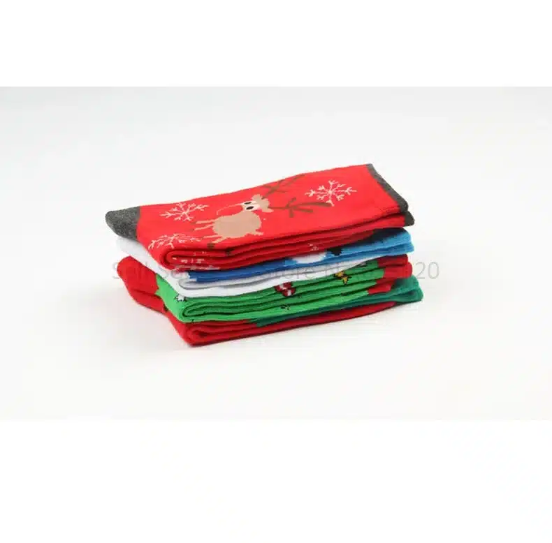 New Autumn winter new year Santa Claus Christmas Snow Elk Gift socks long sock cotton socks men women size EUR 35-43 SD15 10