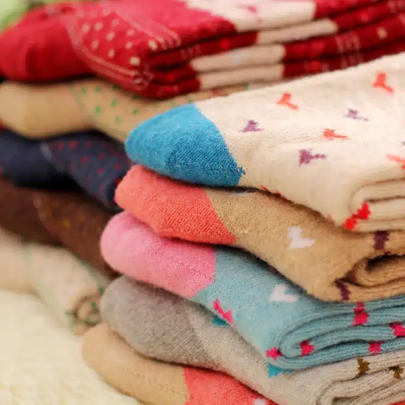 5Pairs/Lot Women Winter Thicken Warm Rabbit Wool Socks Female Thermal Snowflake Cotton Socks Woman Cartoon Animal Pattern Socks 14