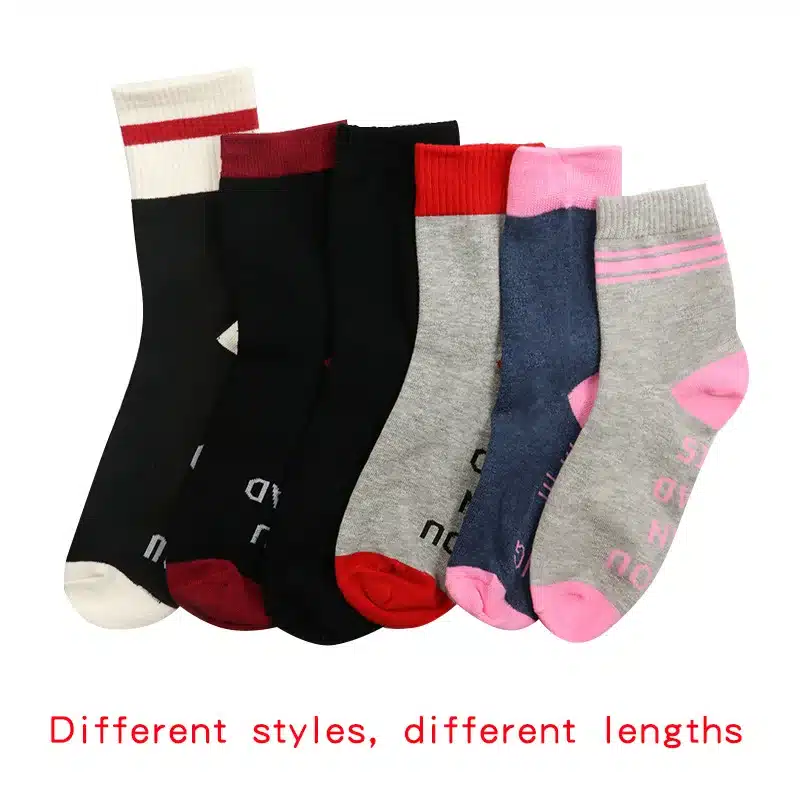 Women Wine Socks Print Letter Cute Autumn Spring Meia Funny Socks 2018 New Arrival Chaussette Femme Winter Warmly Meias Dropship 3