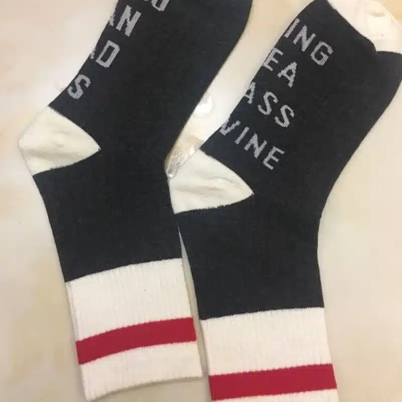 Women Wine Socks Print Letter Cute Autumn Spring Meia Funny Socks 2018 New Arrival Chaussette Femme Winter Warmly Meias Dropship 6