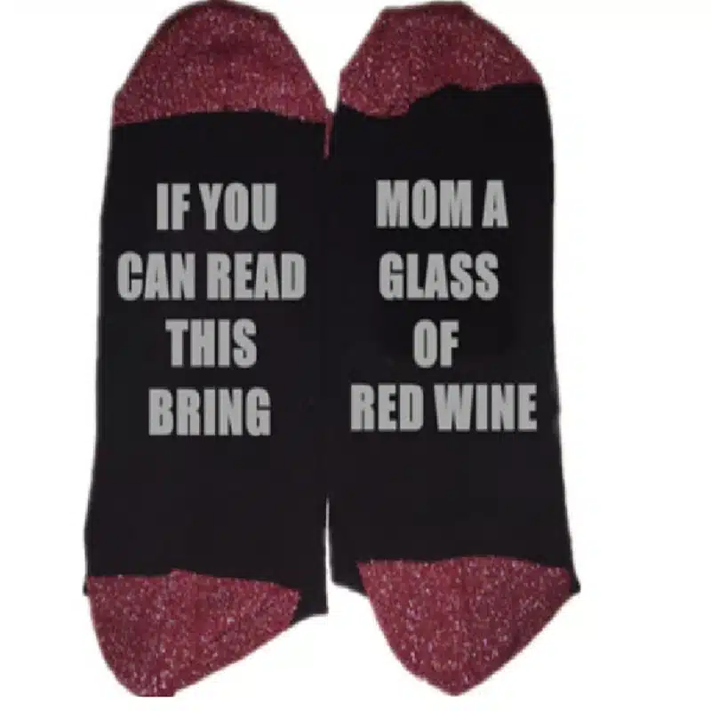 Women Wine Socks Print Letter Cute Autumn Spring Meia Funny Socks 2018 New Arrival Chaussette Femme Winter Warmly Meias Dropship 9