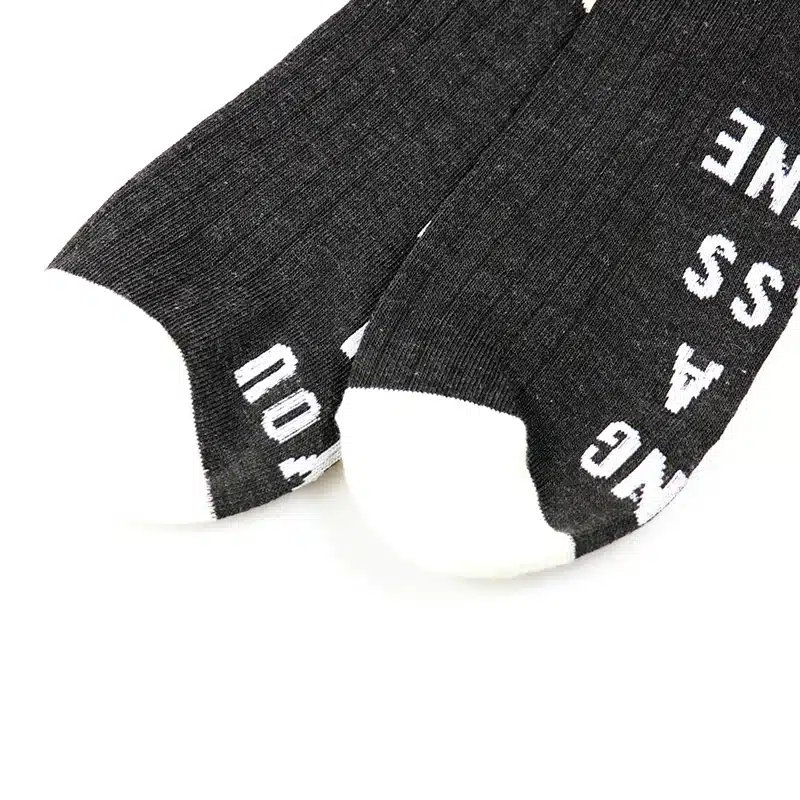 Women Wine Socks Print Letter Cute Autumn Spring Meia Funny Socks 2018 New Arrival Chaussette Femme Winter Warmly Meias Dropship 14