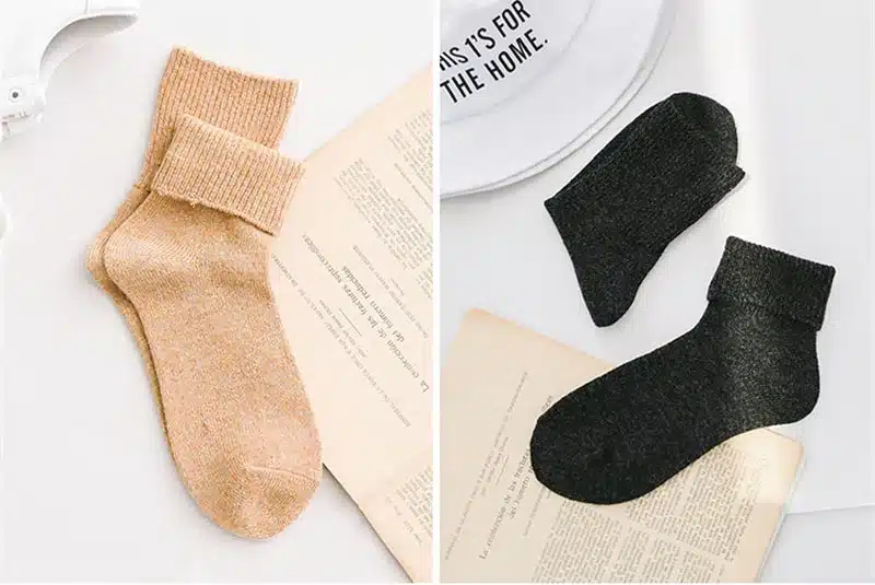 Fashion Womens Winter Warm Cotton Wool Sock Soft High Quality Boots Hosiery Harajuku Female Ladies Thick Thermal Socks Crew Sox 14