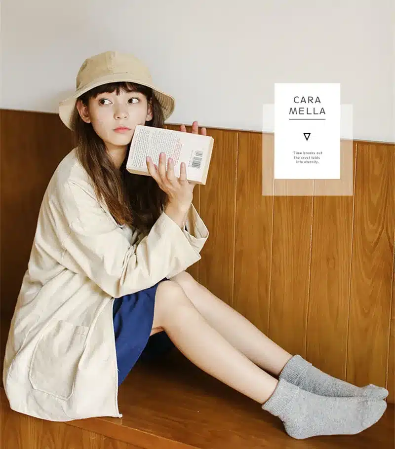 Fashion Womens Winter Warm Cotton Wool Sock Soft High Quality Boots Hosiery Harajuku Female Ladies Thick Thermal Socks Crew Sox 17