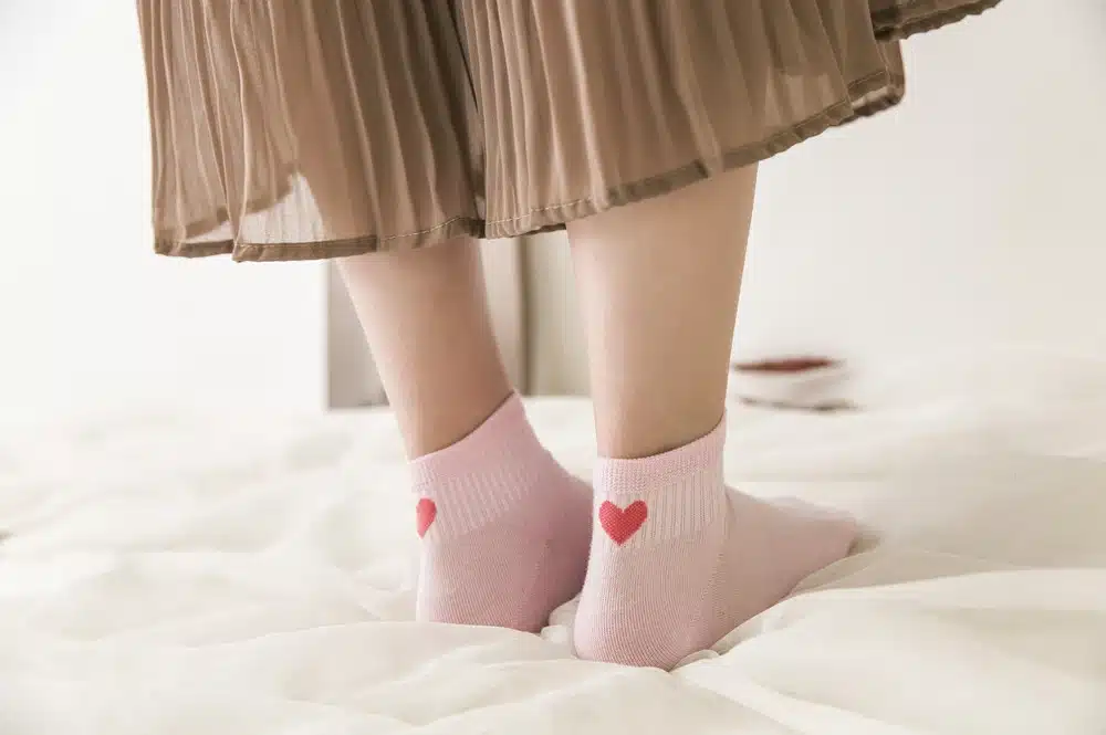 New Women's Fashion Pretty Love Heart Heels Pattern socks Girls Summer Fall Winter Leisure Pure Cotton Meias Funny Cute Warm Sox 16