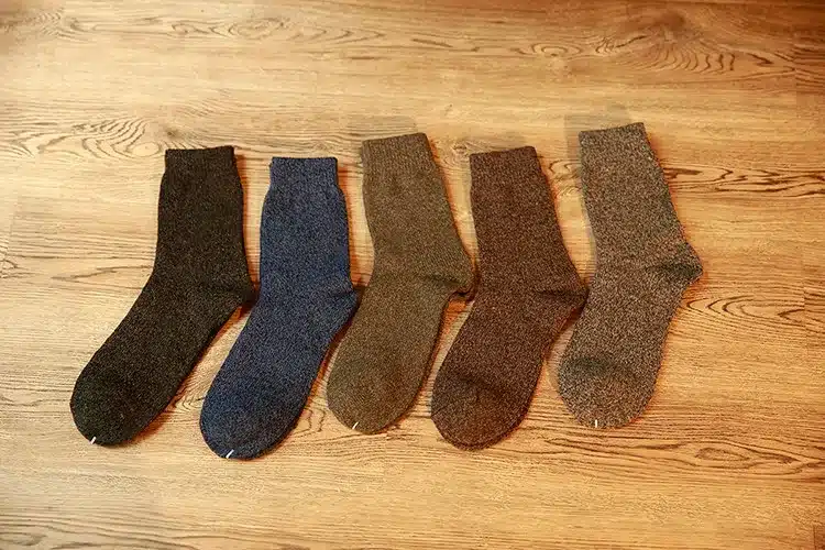 Men's thick cotton socks Special winter thick warm socks high quality winter mens harajuku retro warm wool dress socks (5 pairs) 1