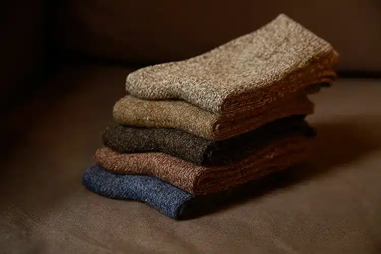 Men's thick cotton socks Special winter thick warm socks high quality winter mens harajuku retro warm wool dress socks (5 pairs) 2