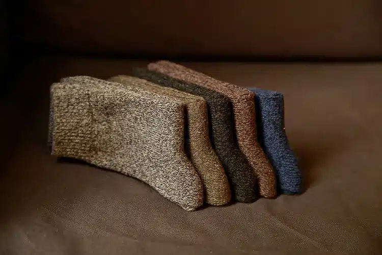 Men's thick cotton socks Special winter thick warm socks high quality winter mens harajuku retro warm wool dress socks (5 pairs) 3