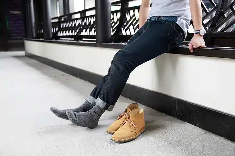Men's thick cotton socks Special winter thick warm socks high quality winter mens harajuku retro warm wool dress socks (5 pairs) 9