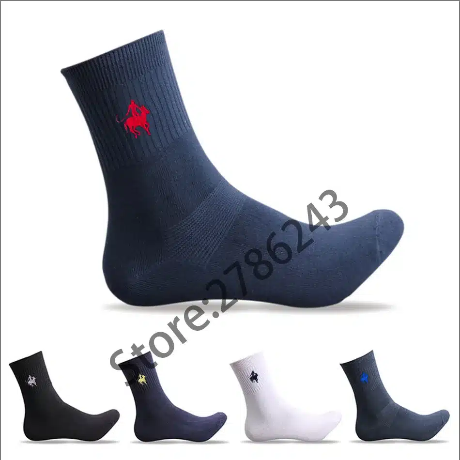 PIERPOLO Brand Men Socks Meias Male Winter Warm Socks Cotton Embroidery High Quality Sheer Mens Dress Socks Calcetines Hombre 13
