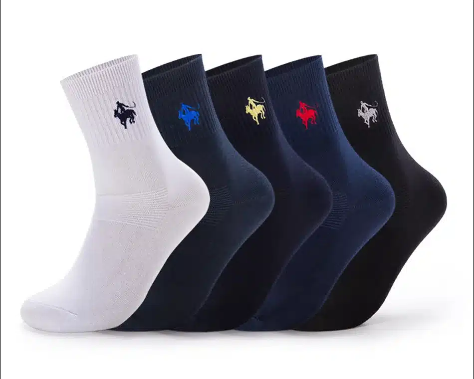 PIERPOLO Brand Men Socks Meias Male Winter Warm Socks Cotton Embroidery High Quality Sheer Mens Dress Socks Calcetines Hombre 14