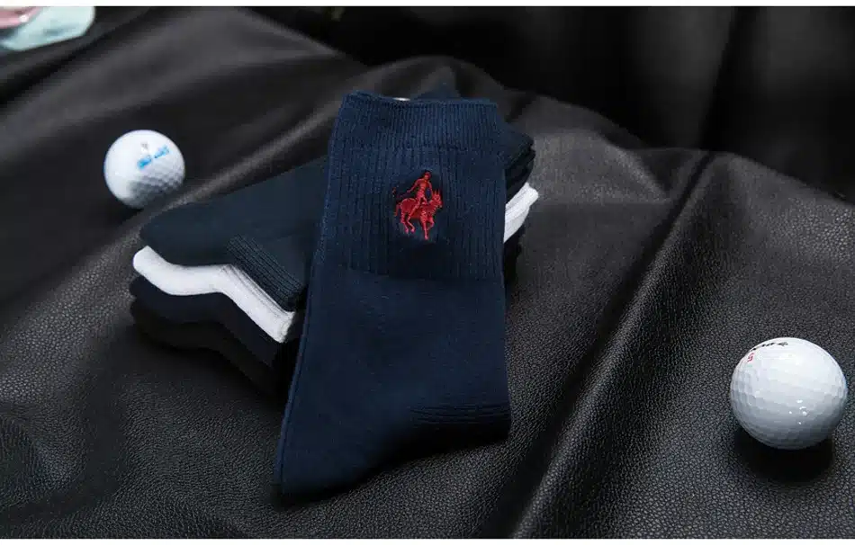PIERPOLO Brand Men Socks Meias Male Winter Warm Socks Cotton Embroidery High Quality Sheer Mens Dress Socks Calcetines Hombre 19