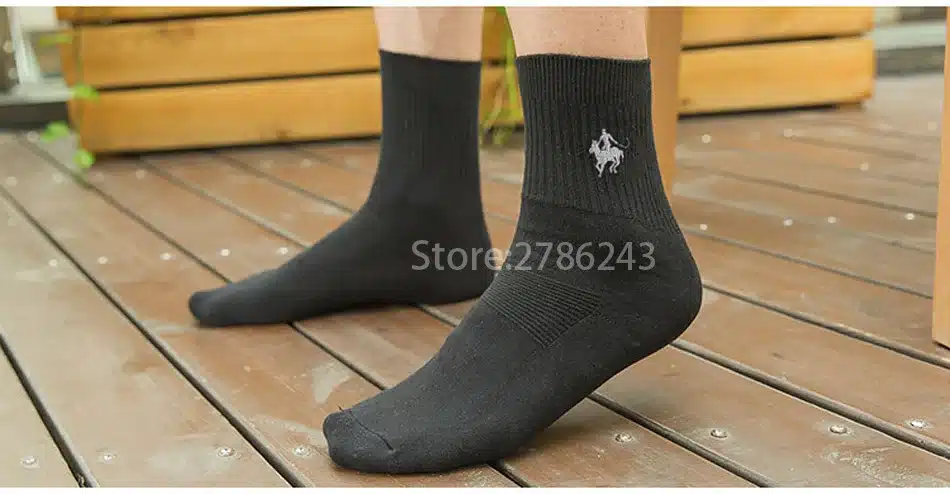 PIERPOLO Brand Men Socks Meias Male Winter Warm Socks Cotton Embroidery High Quality Sheer Mens Dress Socks Calcetines Hombre 22