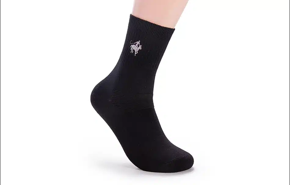 PIERPOLO Brand Men Socks Meias Male Winter Warm Socks Cotton Embroidery High Quality Sheer Mens Dress Socks Calcetines Hombre 29