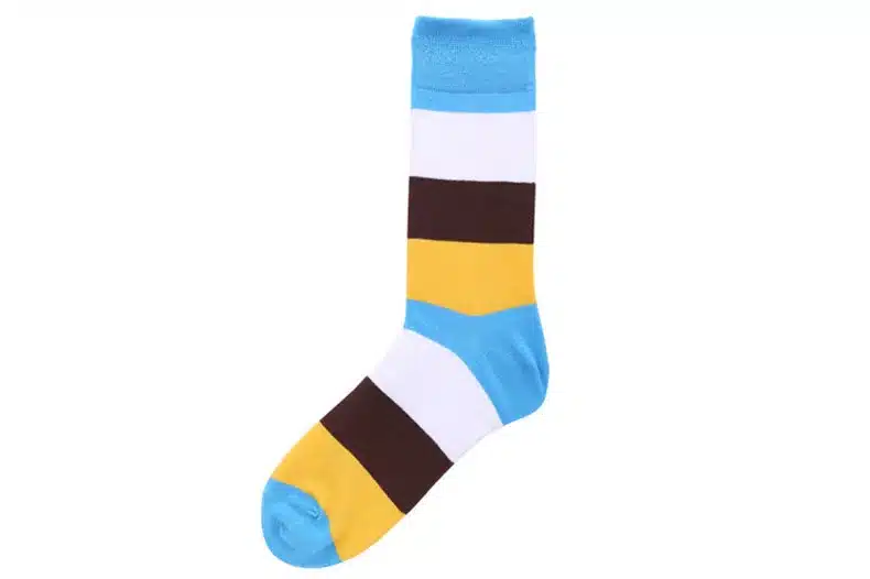 Colorful Casual Mens Happy Socks High Quality Combed Cotton Cartoon Designs Funny Socks Crew Autumn Winter compression man socks 5