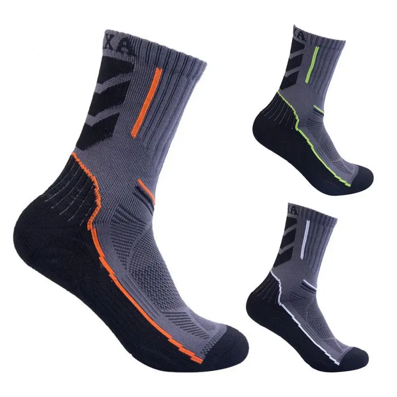 Men Sports Socks Male Socks Quick Dry Breathable Absorb Sweat Antibacterial Summer Winter Training Socks New 6