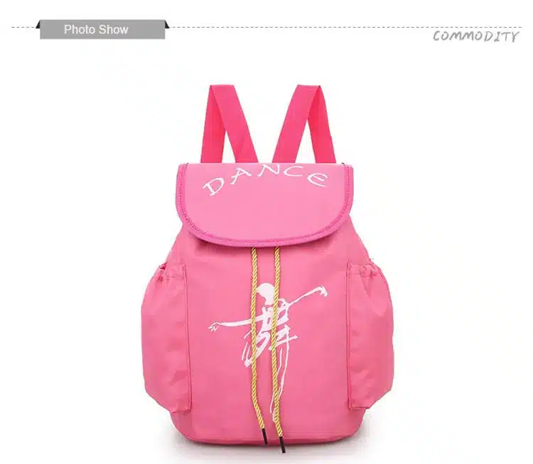 Child Kids Pink ballet bag Backpack Waterproof canvas Ballet Dance Bags Pink Ballerina Ballet GiftAS8658 13