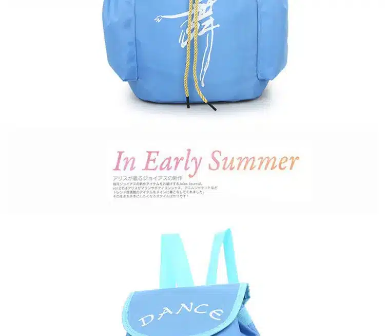 Child Kids Pink ballet bag Backpack Waterproof canvas Ballet Dance Bags Pink Ballerina Ballet GiftAS8658 18
