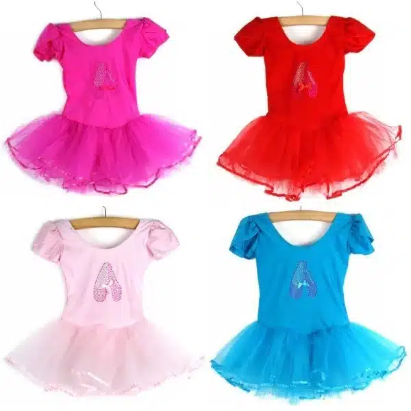 Child Girls Ballet Dancewear Dress Dance Skirt Tutu Dress Leotard Dancewear 5