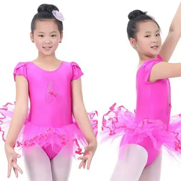 Child Girls Ballet Dancewear Dress Dance Skirt Tutu Dress Leotard Dancewear 8