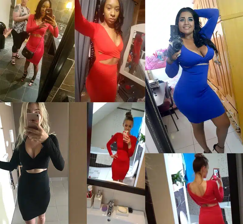 ForeFair Long Sleeve Bandage Bodycon Midi Dress Women Elastic Cotton Elegant Sexy Bodycon Party Dresses White Winter Dress 42