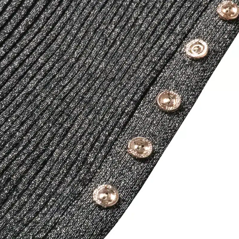 2018 Autumn Winter Dresses Women O-Neck Long Sleeve Casual Slim Knitted Sweater Side Split Button Package Hip Pencil Dress 15