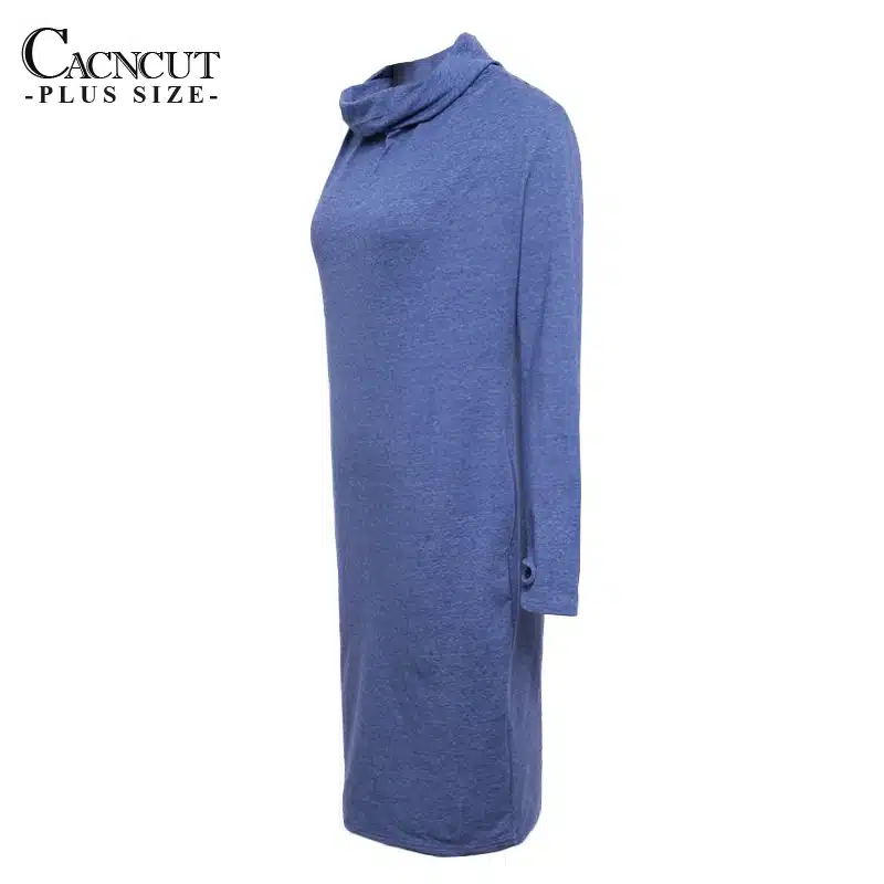 5XL 6XL Plus Size Winter Dress 2018 Vintage Big Sizes Women Office Dress Large Size Female Party Dresses With Pockets Work Wear 30